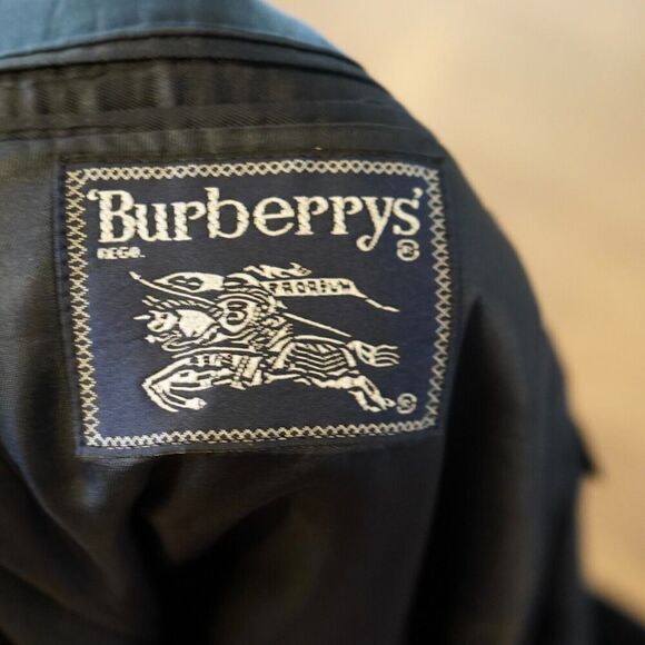 Vintage BURBERRY Men 100% Wool Blazer Jacket Size XL See Measurement - Picture 9 of 9